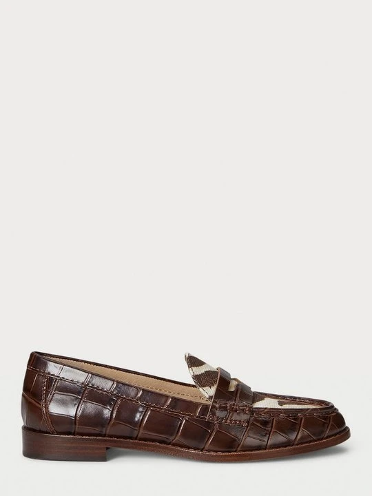 Zdjęcie produktu Mokasyny Lauren Ralph Lauren ciemnobrązowy
