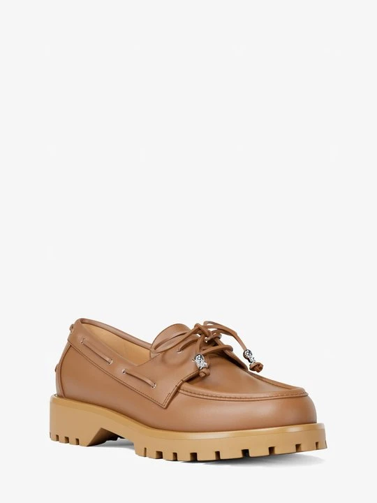 Zdjęcie produktu Mokasyny skórzane Kenny Michael Kors BRĄZOWY (Brązowy)