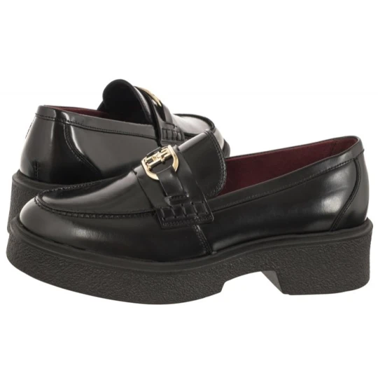 Zdjęcie produktu Mokasyny TH Hardware Loafer Black FW0FW07329 BDS (TH972-a) Tommy Hilfiger