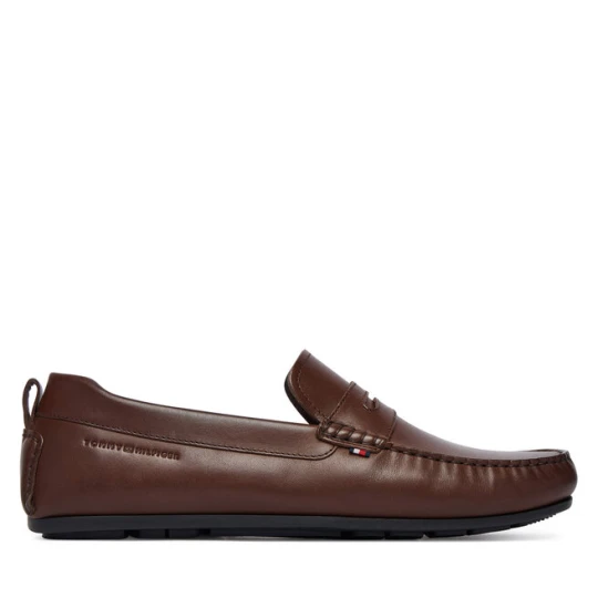 Zdjęcie produktu Mokasyny Tommy Hilfiger Core Hilfiger Leather Driver FM0FM05790 Brązowy