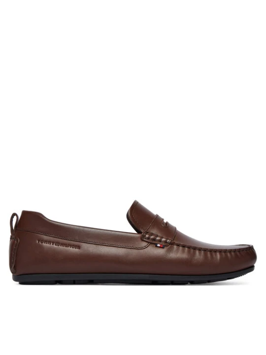 Zdjęcie produktu Mokasyny Tommy Hilfiger Core Hilfiger Leather Driver FM0FM05790 Brązowy