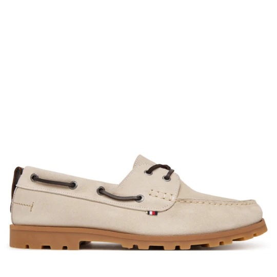 Zdjęcie produktu Mokasyny Tommy Hilfiger Light Sde FM0FM05747 Beżowy