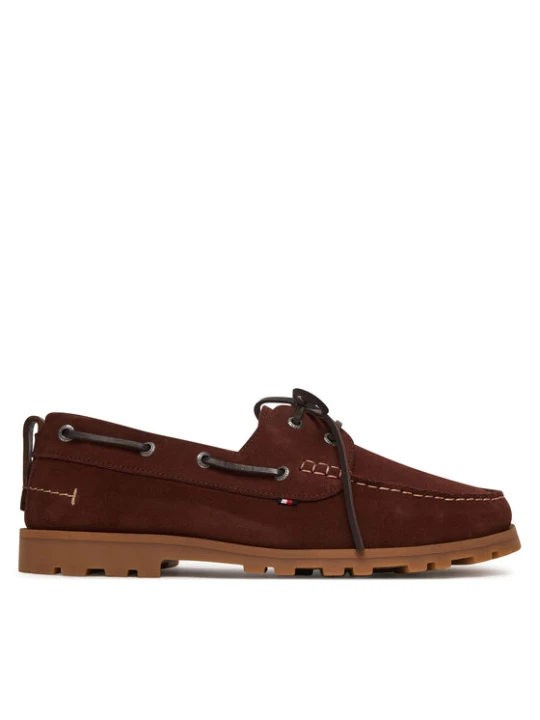Zdjęcie produktu Mokasyny Tommy Hilfiger Light Sde FM0FM05747 Brązowy