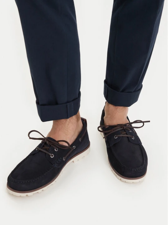 Zdjęcie produktu Mokasyny Tommy Hilfiger Light Sde FM0FM05747 Granatowy