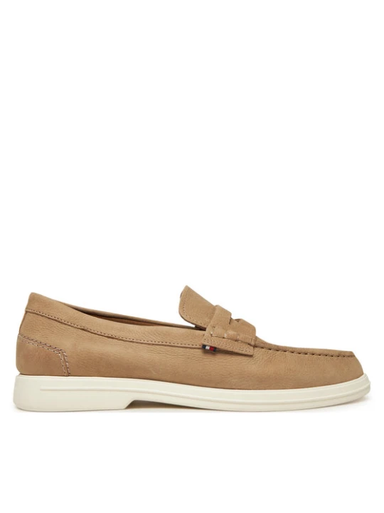Zdjęcie produktu Mokasyny Tommy Hilfiger Nubuck P Loafer FM0FM05350 Beżowy
