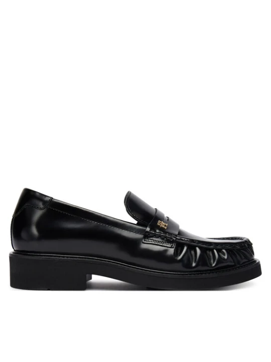 Zdjęcie produktu Mokasyny Tommy Hilfiger Square Toe Abrasivato FW0FW08825 Czarny