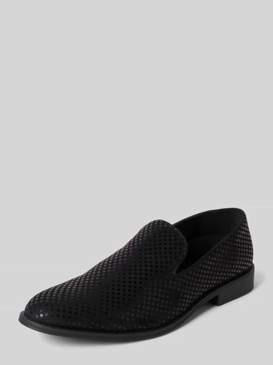 Zdjęcie produktu Mokasyny z detalem z logo model ‘BERTON’ Steve Madden Czarny
