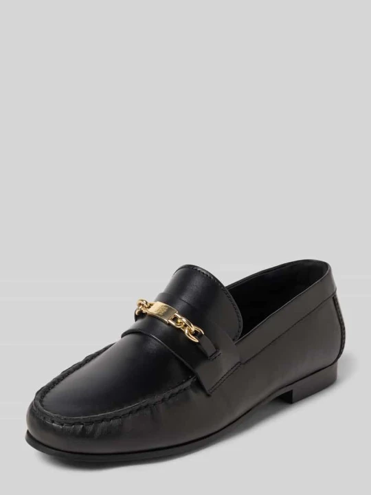 Zdjęcie produktu Loafersy z naturalnej skóry bydlęcej Tommy Hilfiger czarny