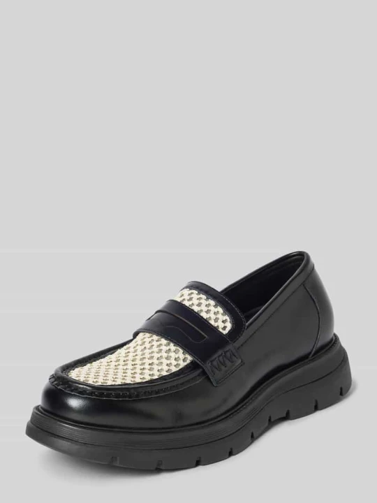 Zdjęcie produktu Mokasyny z obszyciem w kontrastowym kolorze model ‘RAIDEN’ Steve Madden