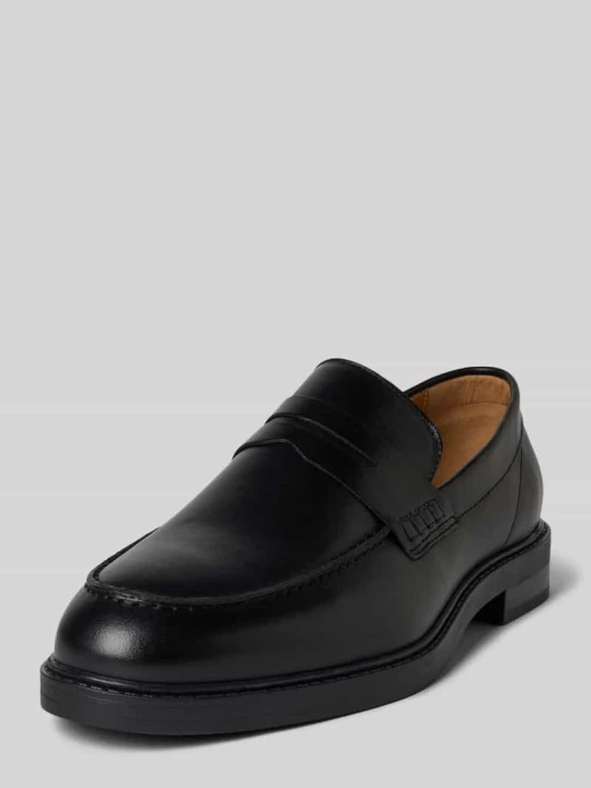 Zdjęcie produktu Loafer z prawdziwej skóry bydlęcej model 'BLAKE' Selected Czarny