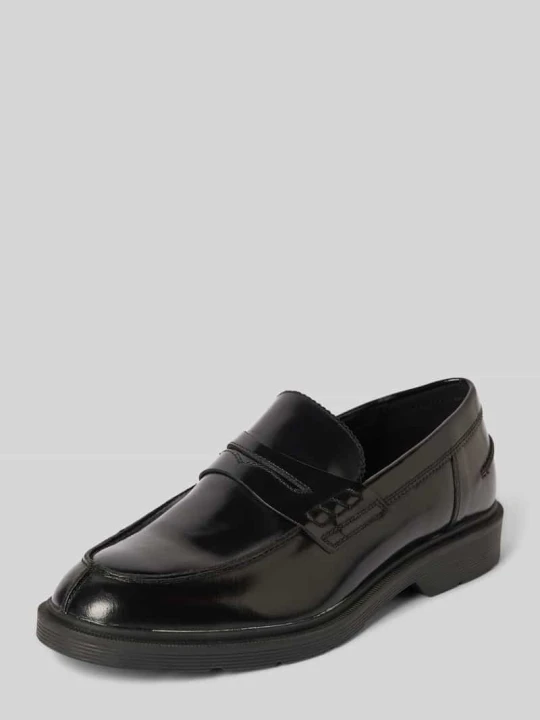Zdjęcie produktu Loafers ze skóry model 'DAX' Jack&Jones Czarny