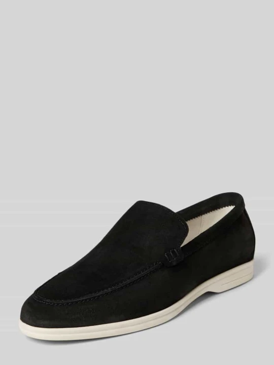 Zdjęcie produktu Mokasyny ze skóry model 'Mayne' Steve Madden Czarny