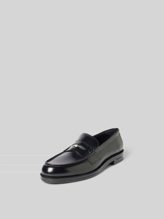 Zdjęcie produktu Mokasyny ze skóry naturalnej Dsquared2 Czarny