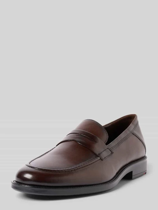 Zdjęcie produktu Loafersy penny z naturalnej skóry Model 'CORE' Lloyd Ciemnobrązowy