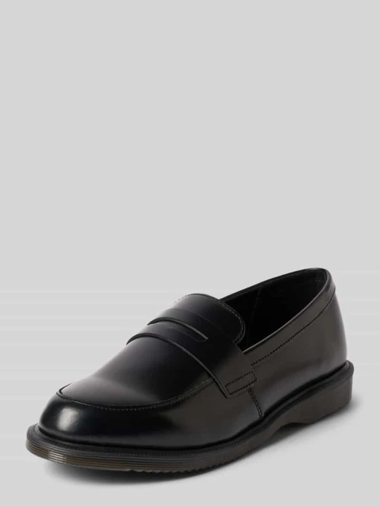Zdjęcie produktu Mokasyny ze skóry z profilowaną podeszwą model 'Temara' Dr. Martens Czarny