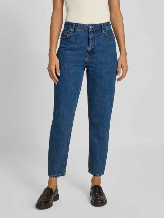 Zdjęcie produktu Mom Fit Jeans z czystej bawełny Hugo Niebieski