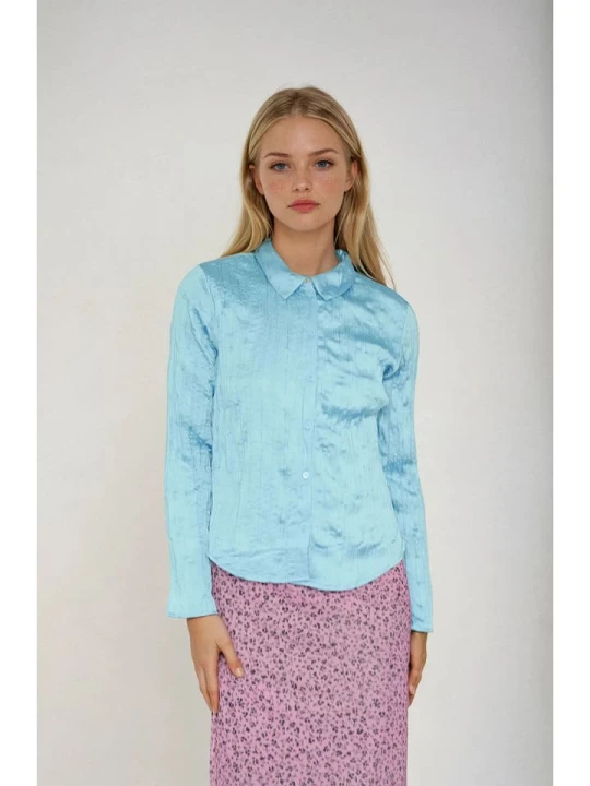 Zdjęcie produktu Monki Bluzka w kolorze błękitnym rozmiar: 36