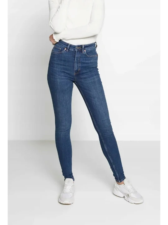 Zdjęcie produktu Monki Dżinsy - Slim fit - w kolorze niebieskim rozmiar: W24