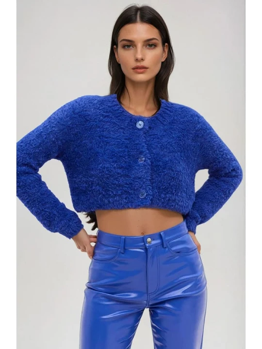 Zdjęcie produktu Monki Kardigan w kolorze niebieskim rozmiar: XS