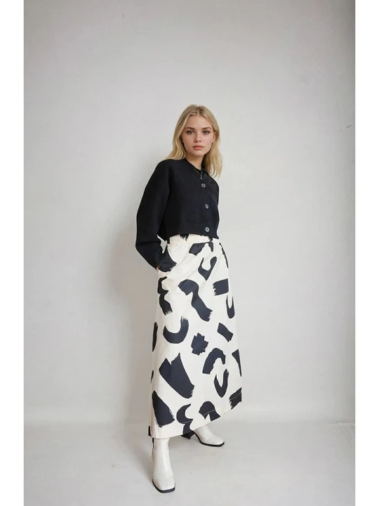 Zdjęcie produktu Monki Spódnica w kolorze białym rozmiar: XXS