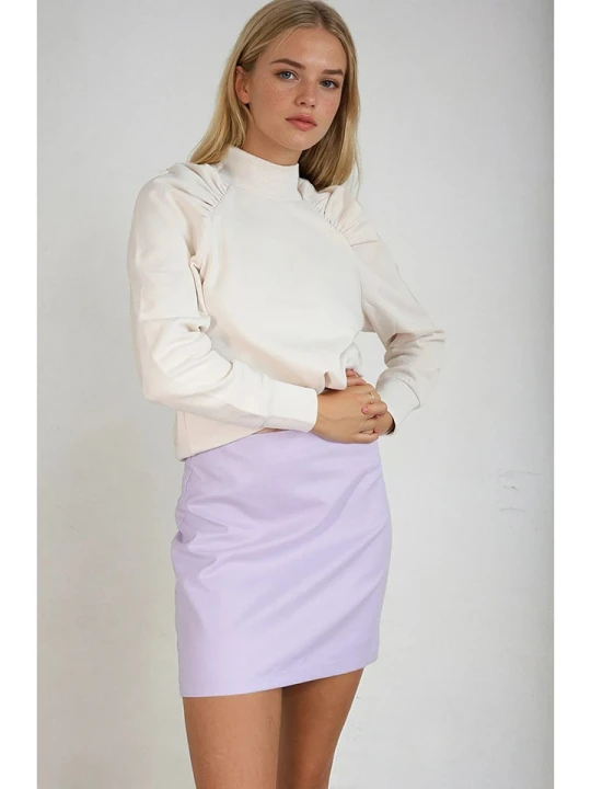 Zdjęcie produktu Monki Spódnica w kolorze lawendowym rozmiar: 32
