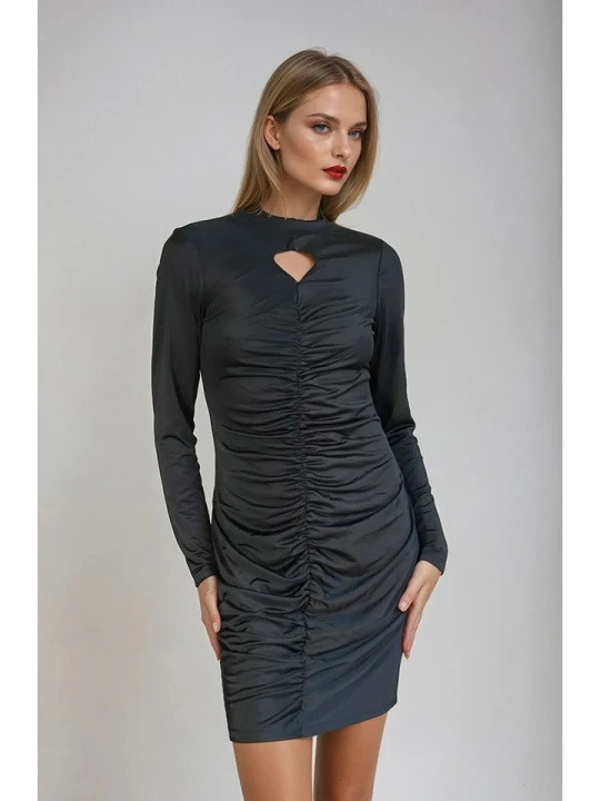 Zdjęcie produktu Monki Sukienka w kolorze antracytowym rozmiar: XS