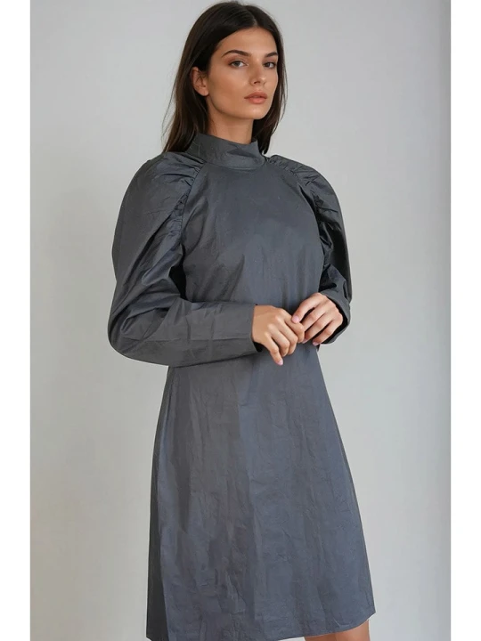 Zdjęcie produktu Monki Sukienka w kolorze antracytowym rozmiar: S