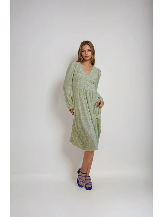Zdjęcie produktu Monki Sukienka w kolorze zielonym rozmiar: 42