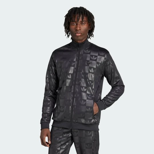 Zdjęcie produktu Monogram All Over Print Regular Track Top Adidas czarny