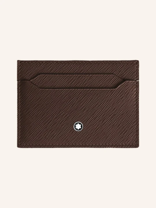 Zdjęcie produktu Montblanc Etui Na Karty Saffiano Sartorial schwarz CIEMNOBRĄZOWY