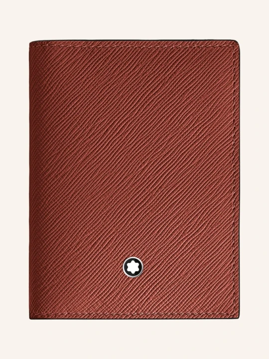 Zdjęcie produktu Montblanc Etui Na Karty Z Skóry Saffiano rot BRĄZOWY