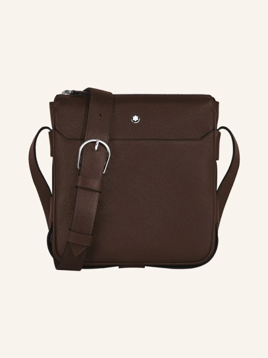 Zdjęcie produktu Montblanc Listonoszka Sartorial Z Skóry Saffiano braun