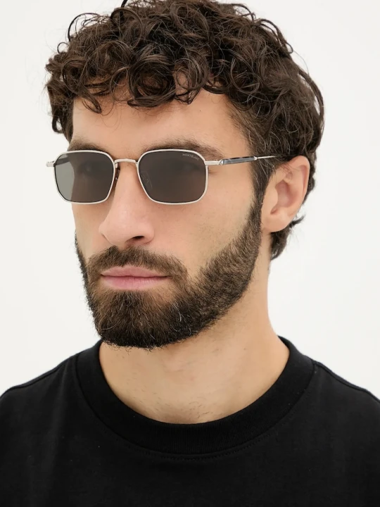 Zdjęcie produktu Montblanc okulary przeciwsłoneczne srebrny