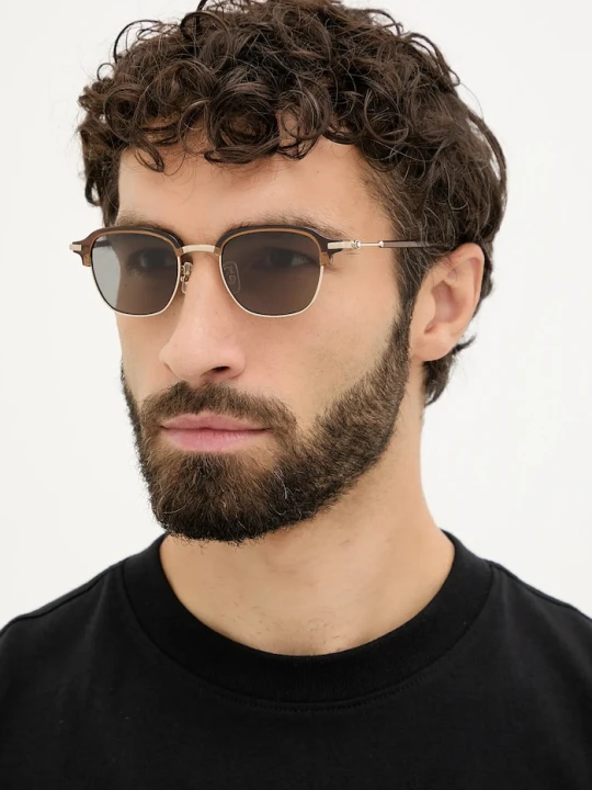 Zdjęcie produktu Montblanc okulary przeciwsłoneczne brązowy