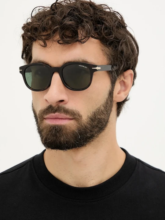 Zdjęcie produktu Montblanc okulary przeciwsłoneczne brązowy