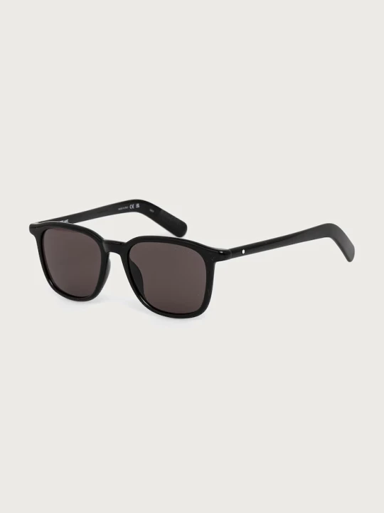 Zdjęcie produktu Montblanc okulary przeciwsłoneczne kwadratowe męskie czarny