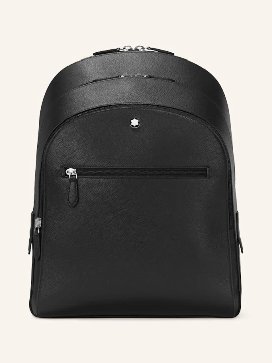Zdjęcie produktu Montblanc Plecak Ze Skóry Saffiano Sartorial Medium Z Przegrodą Na Laptopa schwarz CZARNY