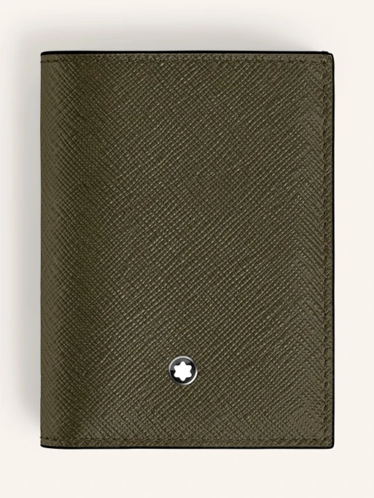 Zdjęcie produktu Montblanc Portfel Saffiano Sartorial gruen OLIWKOWY