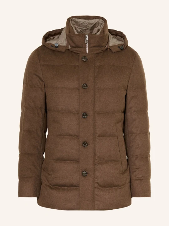 Zdjęcie produktu Montecore Kurtka Puchowa Z Odpinanym Kołnierzem beige BRĄZOWY