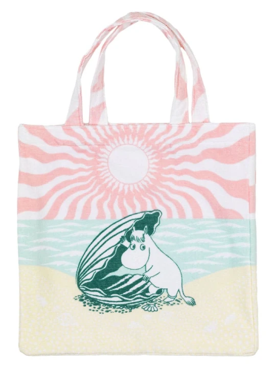 Zdjęcie produktu Moomin Torba plażowa "Beach Day" ze wzorem - 42 x 44 cm rozmiar: onesize