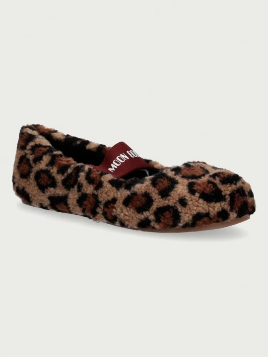 Zdjęcie produktu Moon Boot baleriny MB FLEECE BALLERINA LEOPARD brązowy