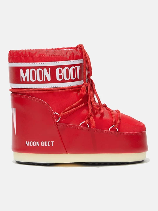 Zdjęcie produktu Moon Boot Botki zimowe "Icon" w kolorze czerwonym rozmiar: 39-41