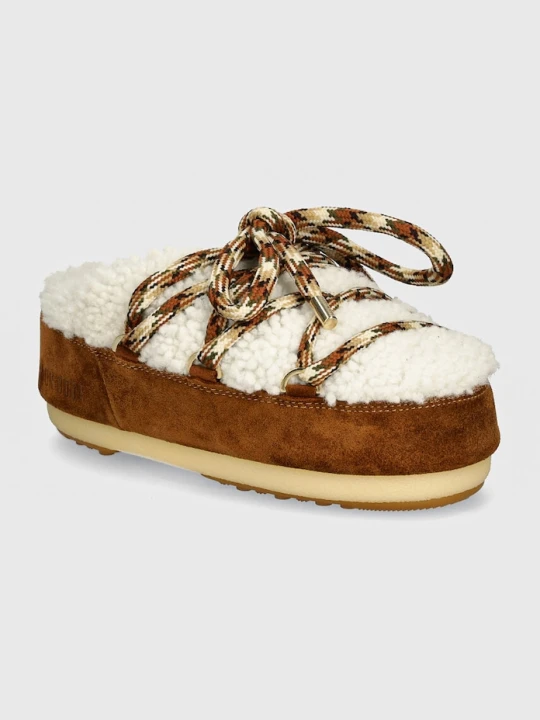 Zdjęcie produktu Moon Boot kapcie MB MULE SHEARLING brązowy