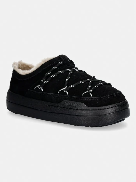 Zdjęcie produktu Moon Boot kapcie zamszowe MB PARK SLIPPER czarny