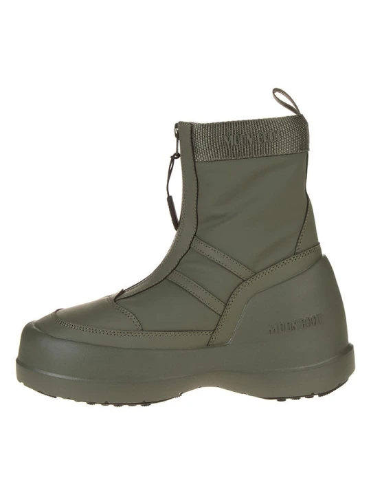 Zdjęcie produktu Moon Boot Kozaki "Luna Zip Stiefel" w kolorze khaki rozmiar: 38