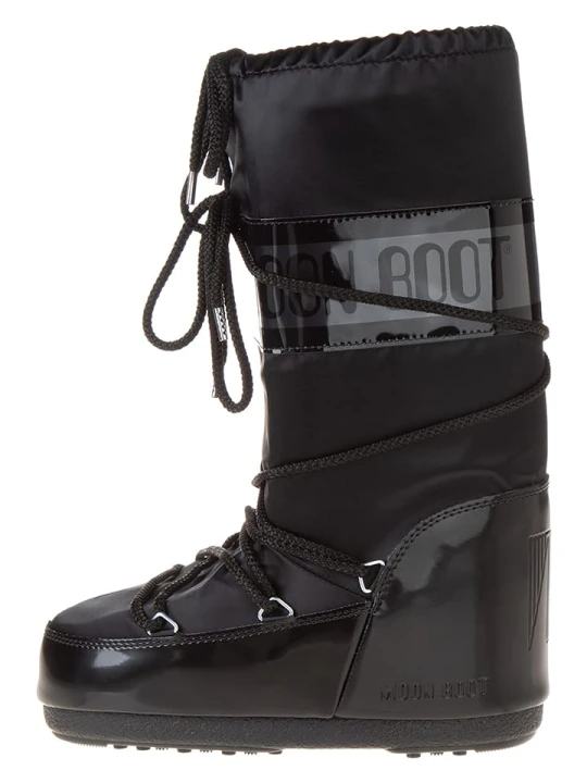 Zdjęcie produktu Moon Boot Kozaki zimowe "Icon Glance" w kolorze czarnym rozmiar: 27-30