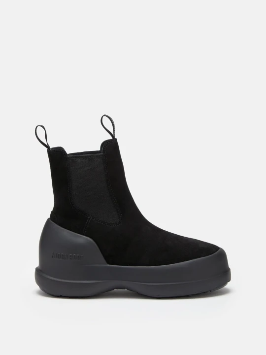 Zdjęcie produktu Moon Boot LUNA CHELSEA SUEDE Sztyblety damskie Czarny