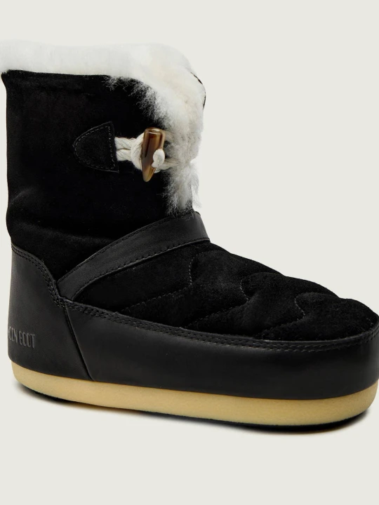 Zdjęcie produktu Moon Boot Śniegowce EVX IGLOO | shearling | zamsz czarny