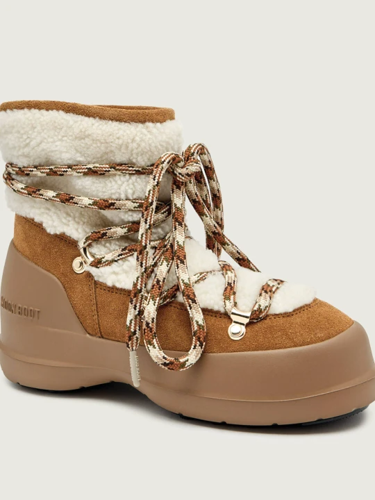 Zdjęcie produktu Moon Boot Śniegowce LUNA SHEARLING | zamsz brązowy