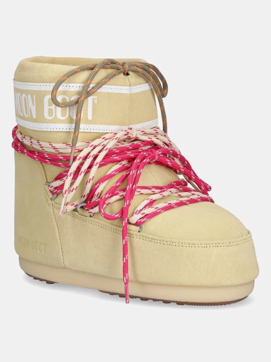 Zdjęcie produktu Moon Boot śniegowce MB ICON LOW SUEDE LACES żółty